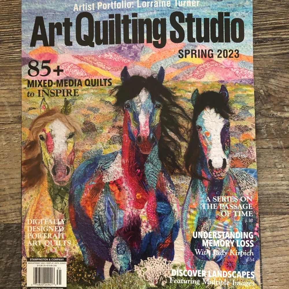 Stampington & Co Magazine! Art Quilting Studio! March/April/May 2023
144 pages